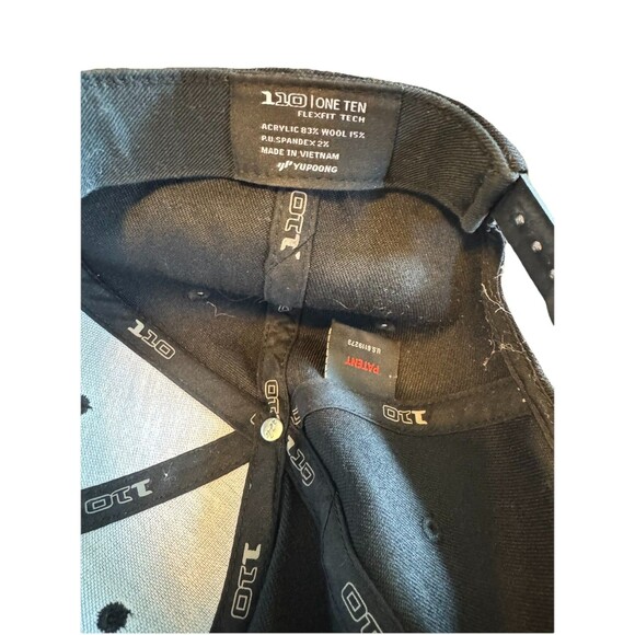 Official SXSW Hat Black SnapBack Cap Patch One Ten Flexfit Tech Austin Texas - Picture 6 of 9